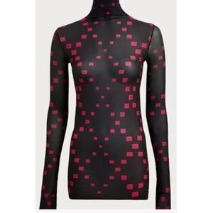 Acne Studios Women’s Geometric Sheer Top